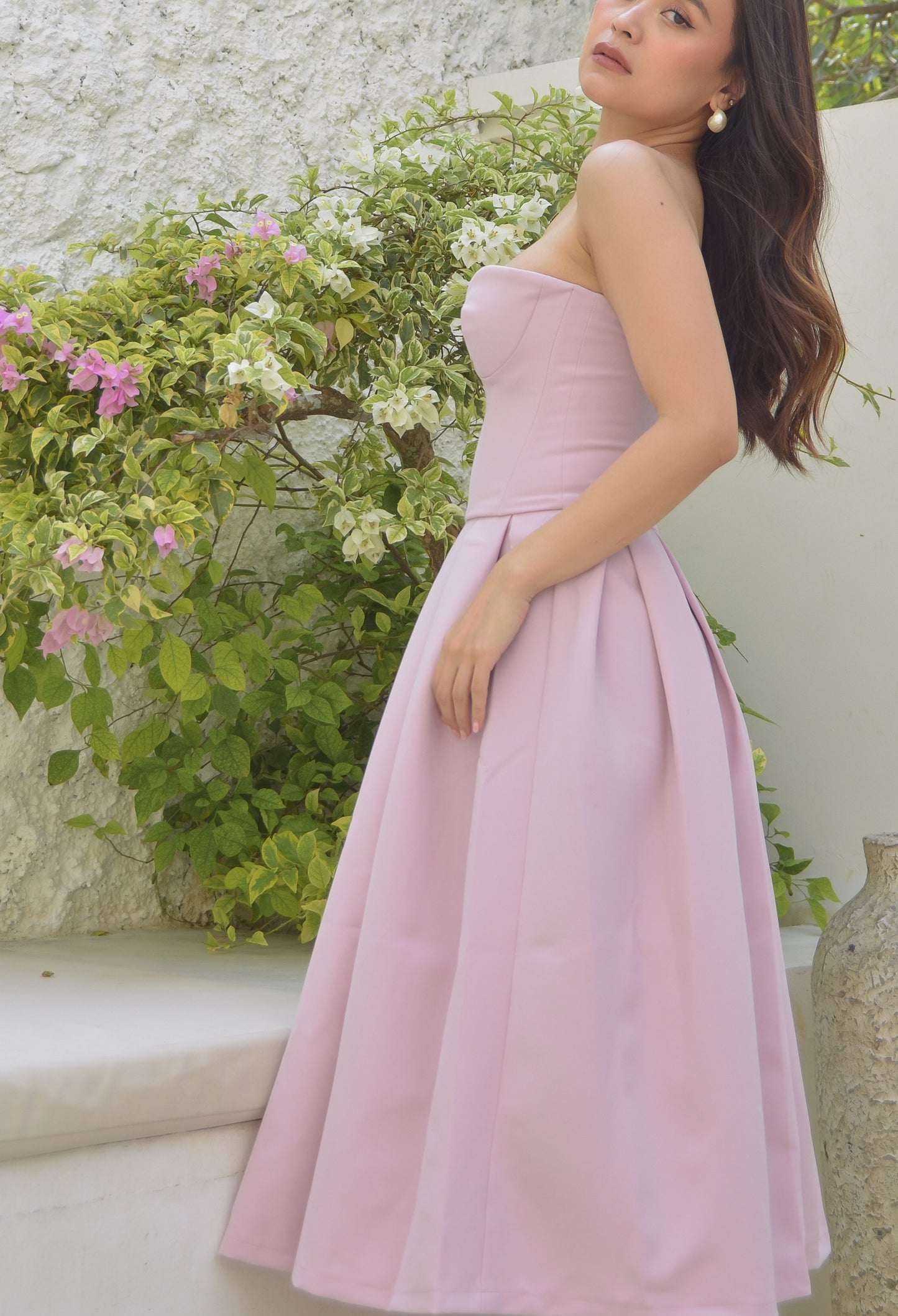 Supermodel Flare Dress in Pink