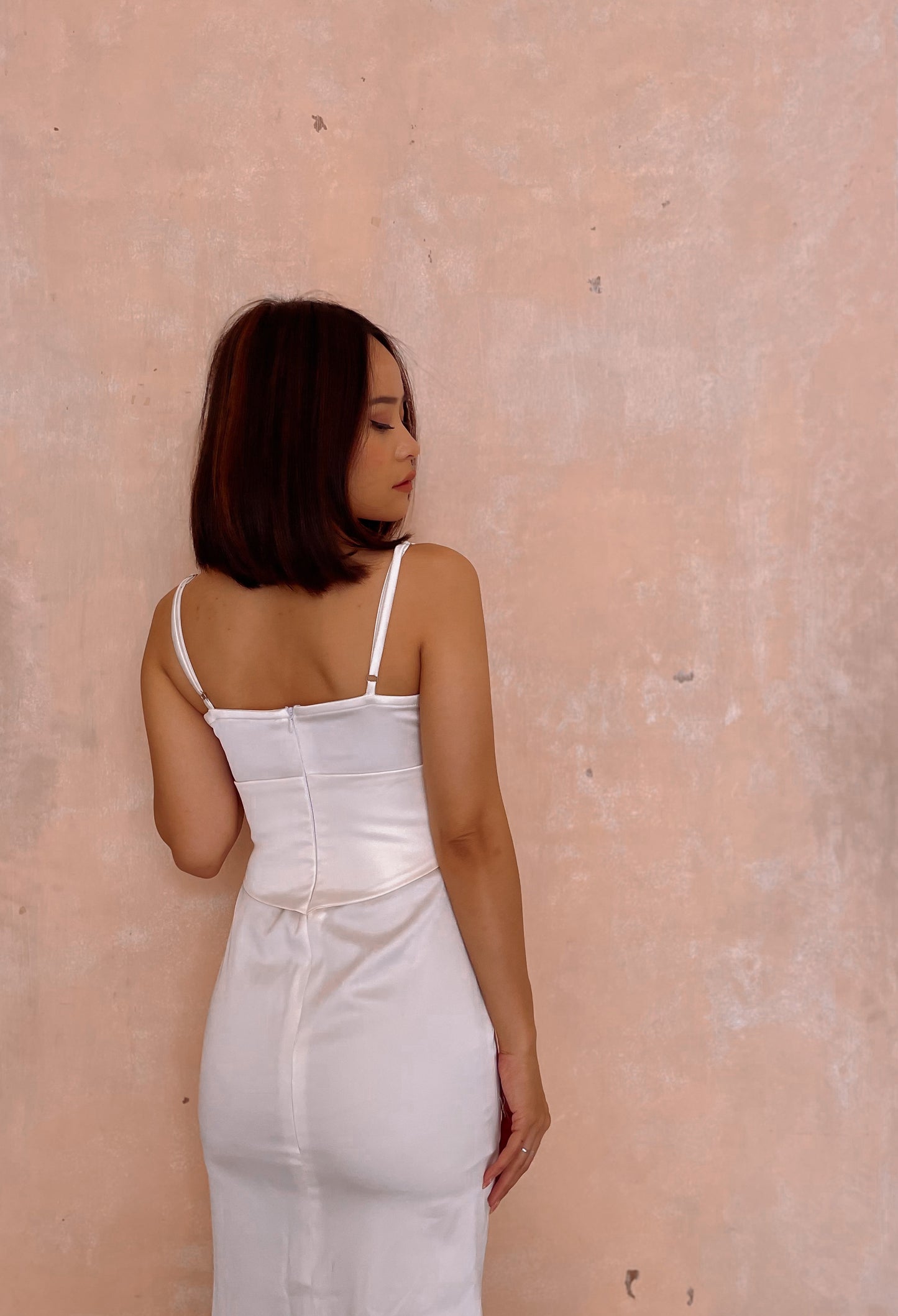 Talia Underwire Dress in White