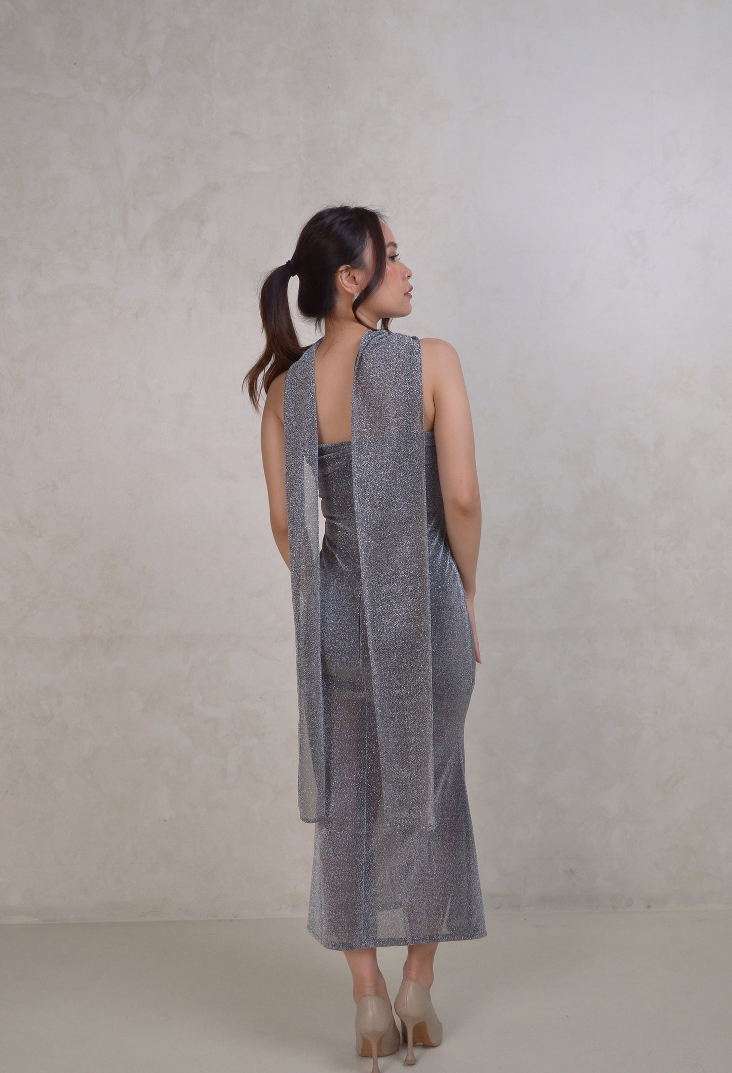 Bisou dress in Silver