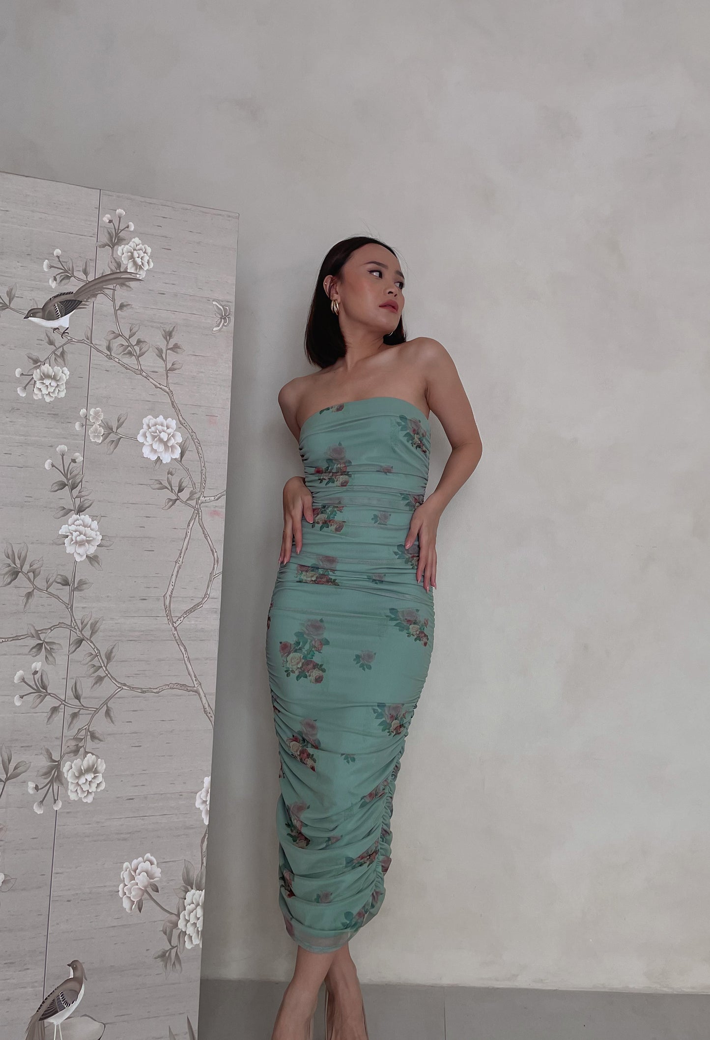 Giani dress in Mint Floral