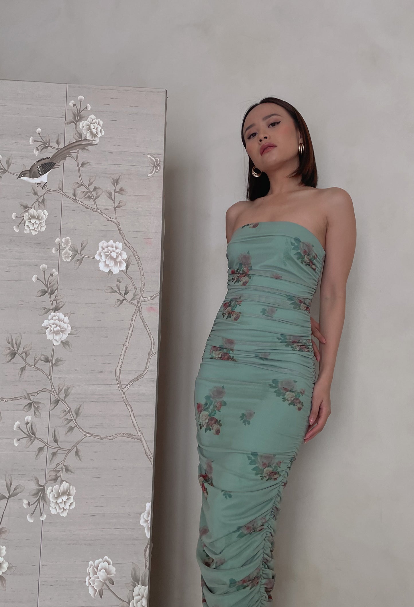 Giani dress in Mint Floral