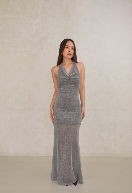 Sicily dress in Silver