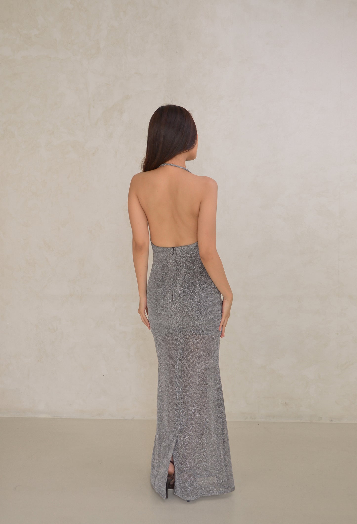 Sicily dress in Silver