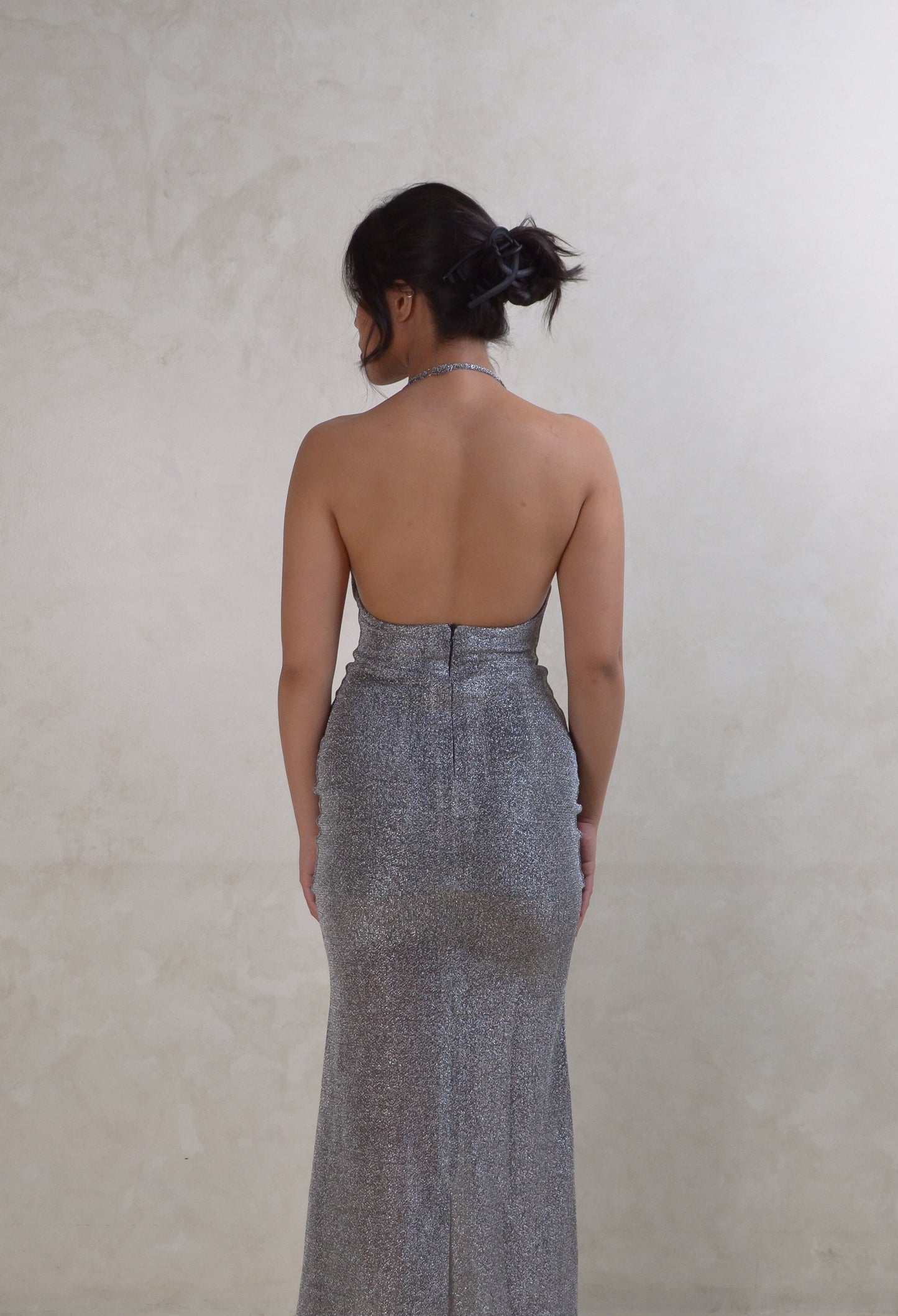 Sicily dress in Silver