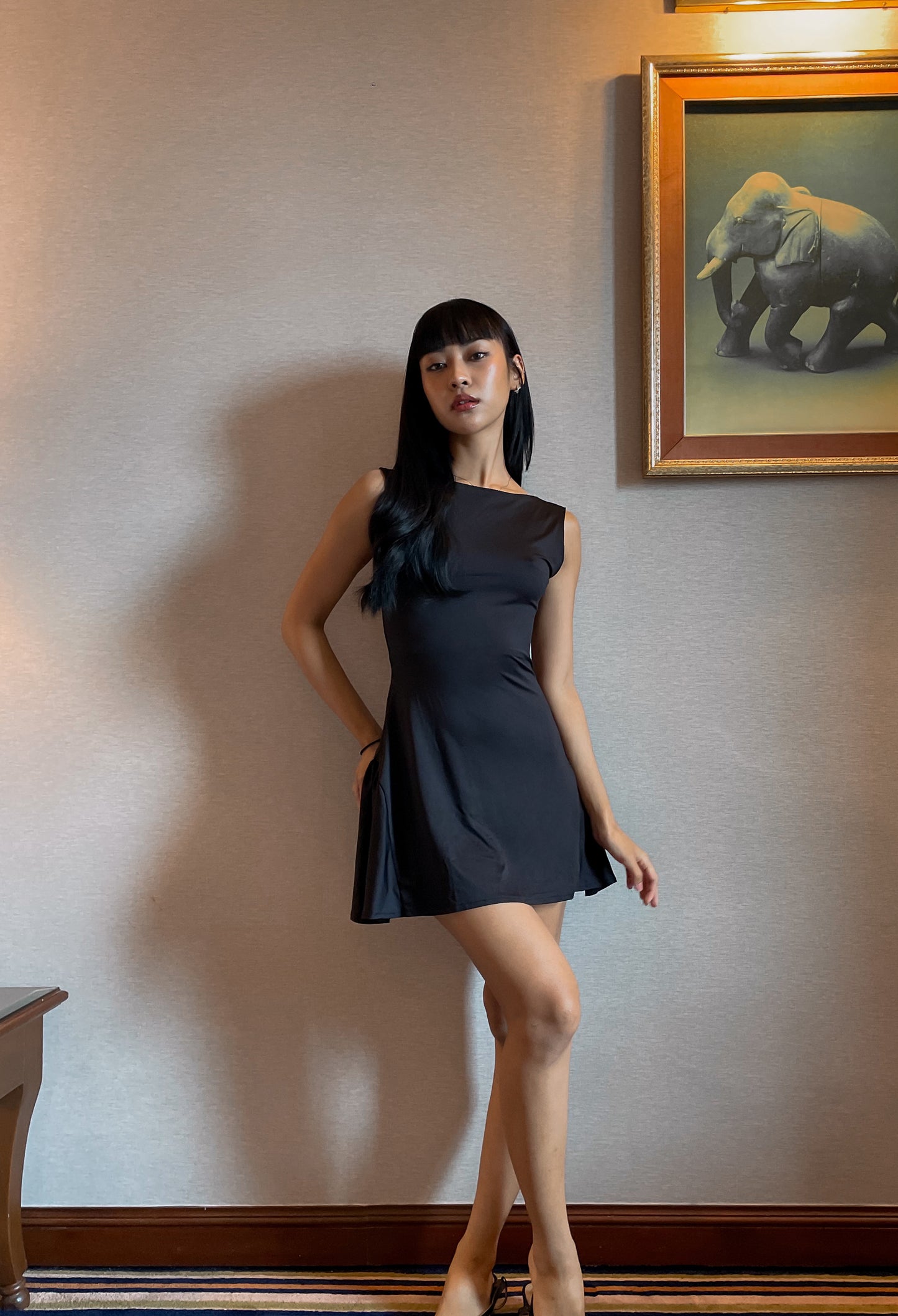 Sirena Mini dress in Black