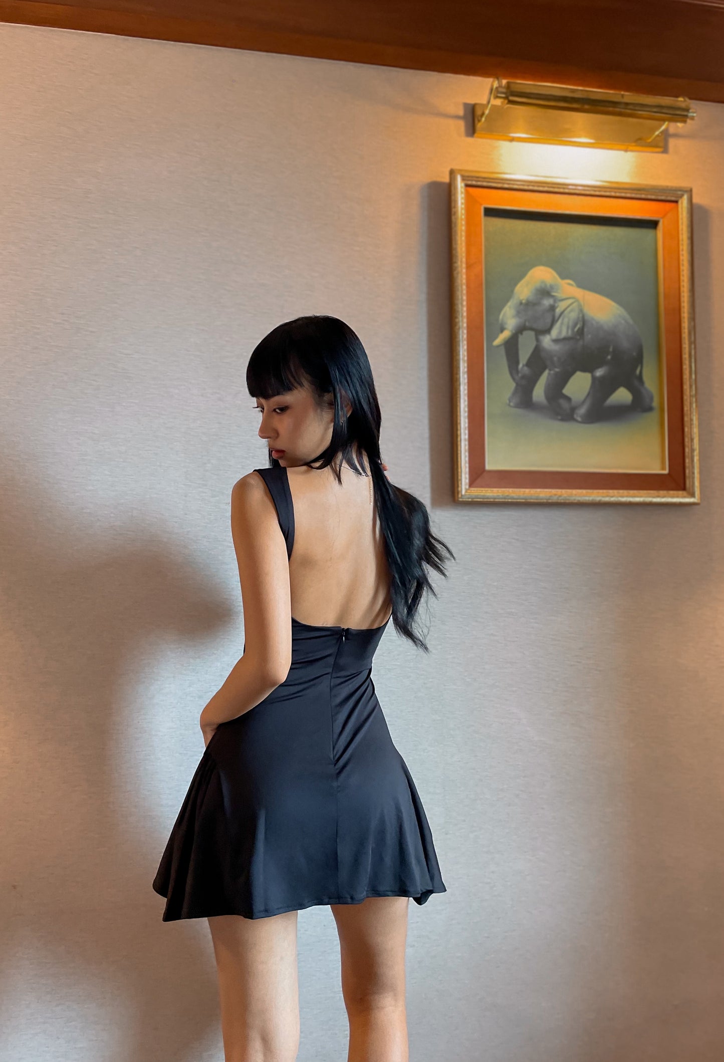 Sirena Mini dress in Black