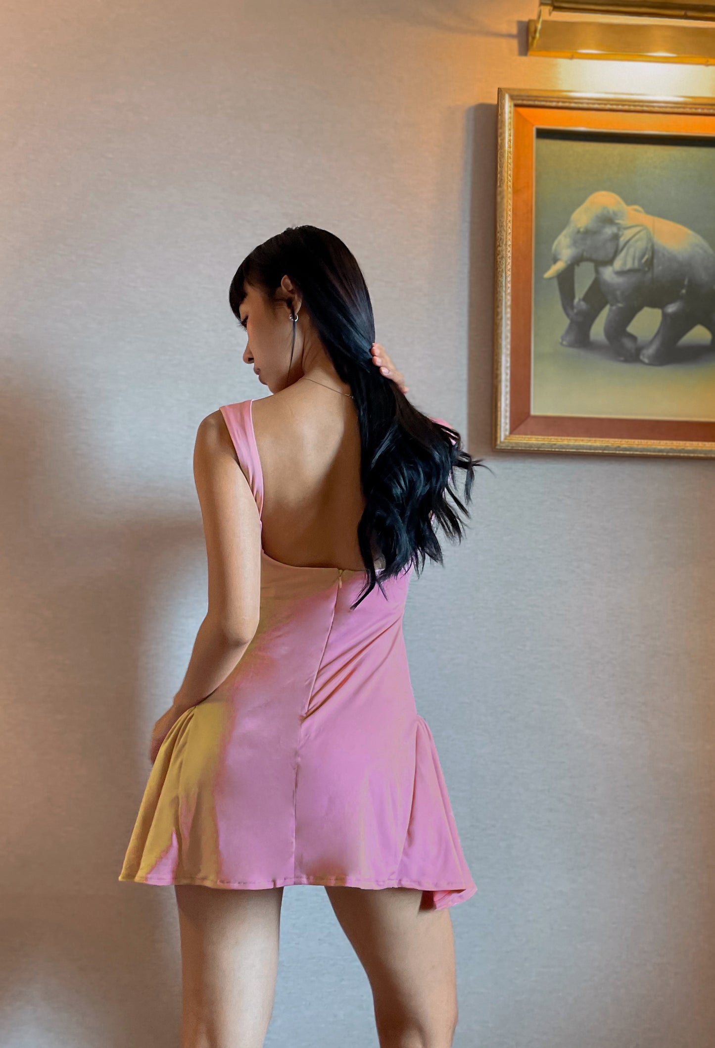 Sirena Mini dress in Pink