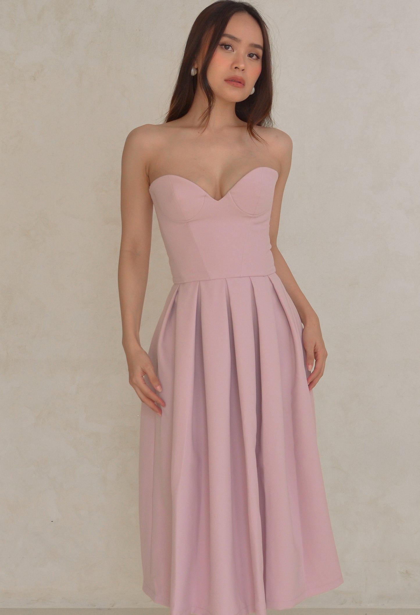 Supermodel Flare Dress in Pink